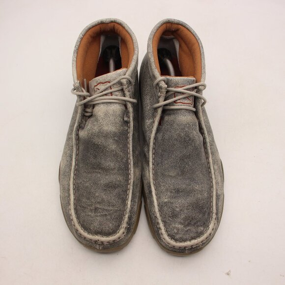 Twisted X Chukka Driving Moc Grey Men\'s Size 12 M  Lace Up Shoes MDM0072 main image 10